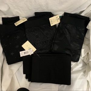 Fleece Lined Ankle Leggings Lot of 4! Black XLNew!